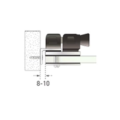 glass to post pool latch